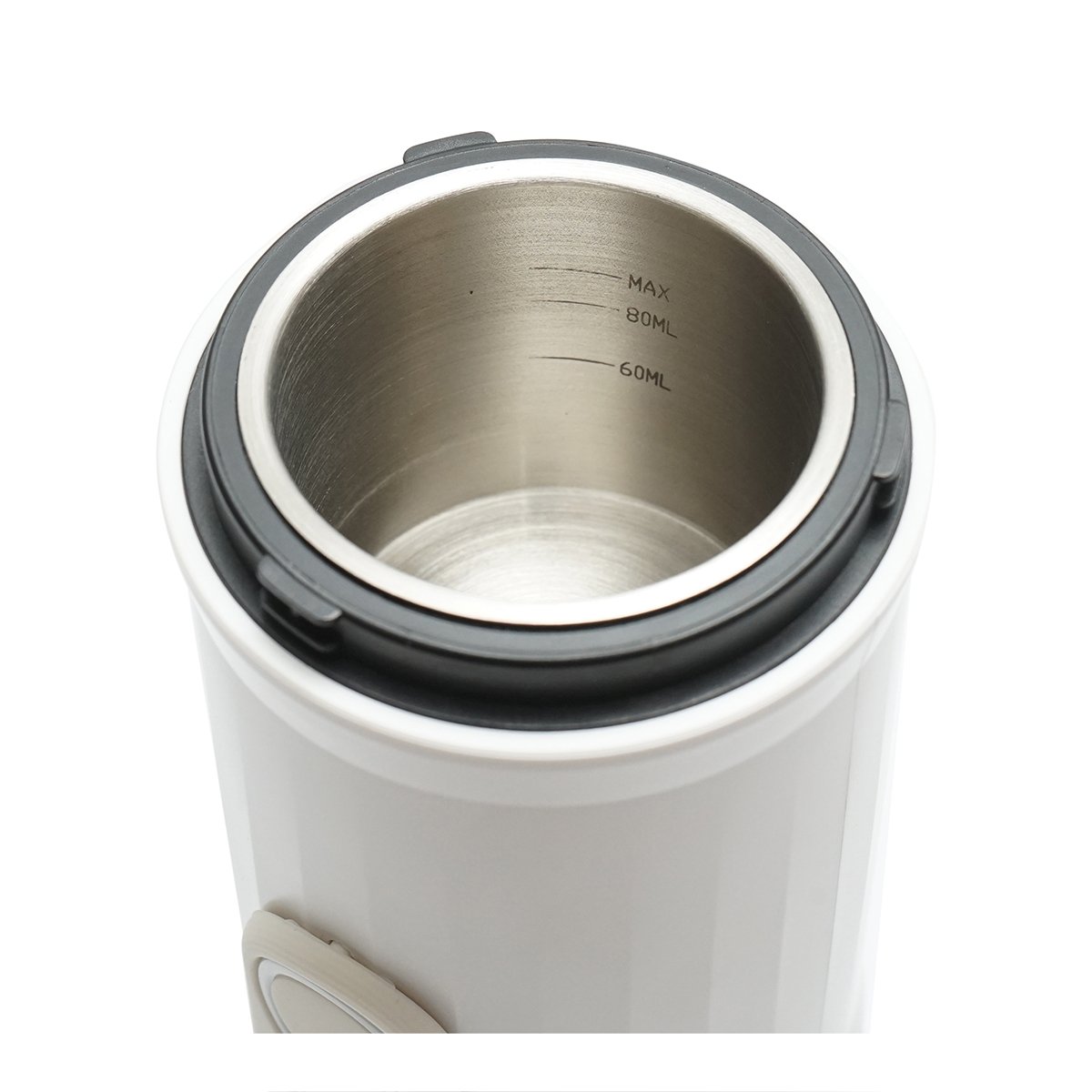 Aparat de cafea portabil 12V/100W, baterie litiu 9600 mAh, presiune 20 bar, rezervor apa 60-80ml, ceasca 300ml, capsule Nespresso, Dolce Gusto, cafea macinata